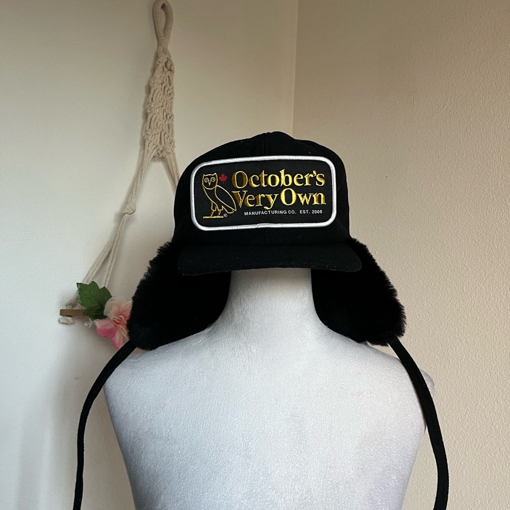 OVO Quilted Black Hat